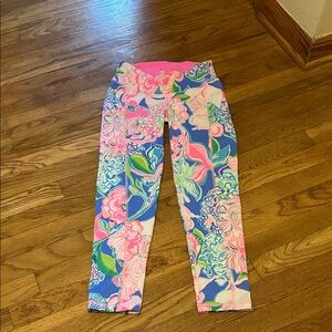 Lilly Pulitzer Luxletic Pink Floral Leggings